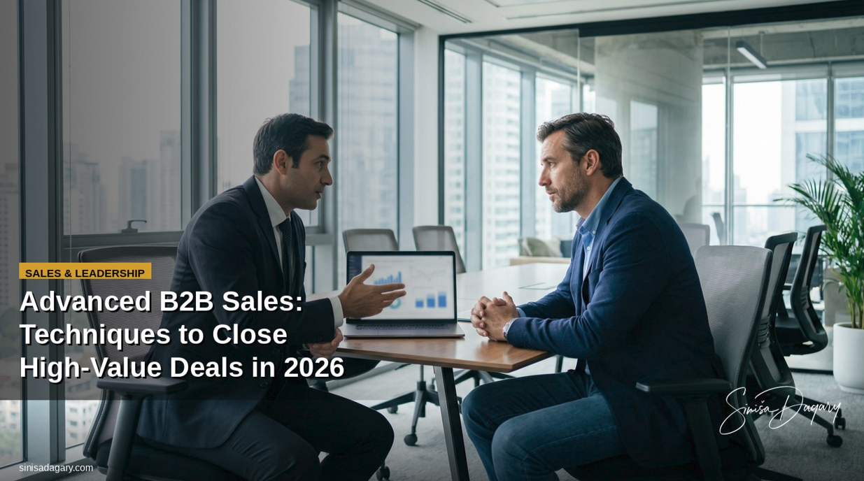 Advanced B2B Sales Techniques: How to Close High-Value Deals in 2026